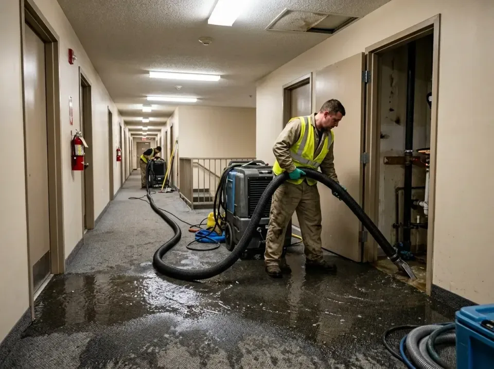 multi-unit-apartment-hallway-f-005 — frequently asked questions, Emergency Burst Pipe Water Extraction & Removal in Youngsto…